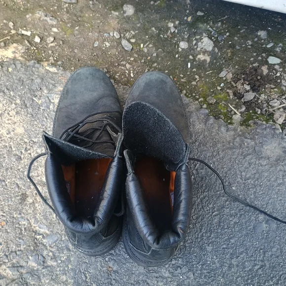 Black Timberland Boots Size 10.5 Pre-owned - Picture 11 of 14